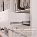 Ver imagem 3 de Guarda-Roupa Casal com Espelho 6 Portas e 6 Gavetas Multimóveis Crnvh-GRP137 Neve