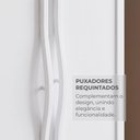 Ver mais imagens de Guarda-Roupa Casal com Espelho 6 Portas e 6 Gavetas Multimóveis Crnvh-GRP137 Neve