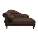 Ver imagem 2 de Divã Larissa 150 cm e 2 Poltronas Genesis Suede Marrom