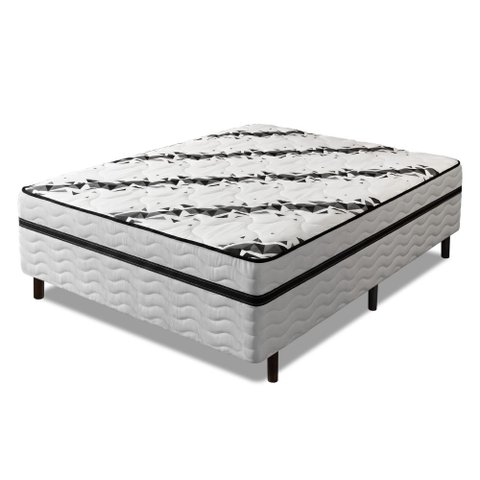 Cama Box Conjugada Casal Ortopédica Sleep Prime 138x188x49cm