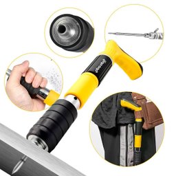 Kit Pistola de Fixação Finca Pino com 220 Pregos e Óculos de Proteção - 3