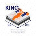Ver imagem 5 de Conjunto Box Cinza Luanda Branco Espuma D28 King 193x203x62 - King House
