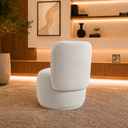 Ver imagem 4 de Poltrona Decorativa Bia Orgânica Suede Recepção Sala Estar Quarto
