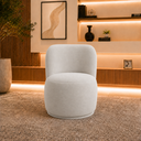Ver imagem 2 de Poltrona Decorativa Bia Orgânica Suede Recepção Sala Estar Quarto