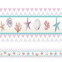 Ver imagem 1 de Faixa Infantil Fundo do Mar Rosa- Kit 2 unidades