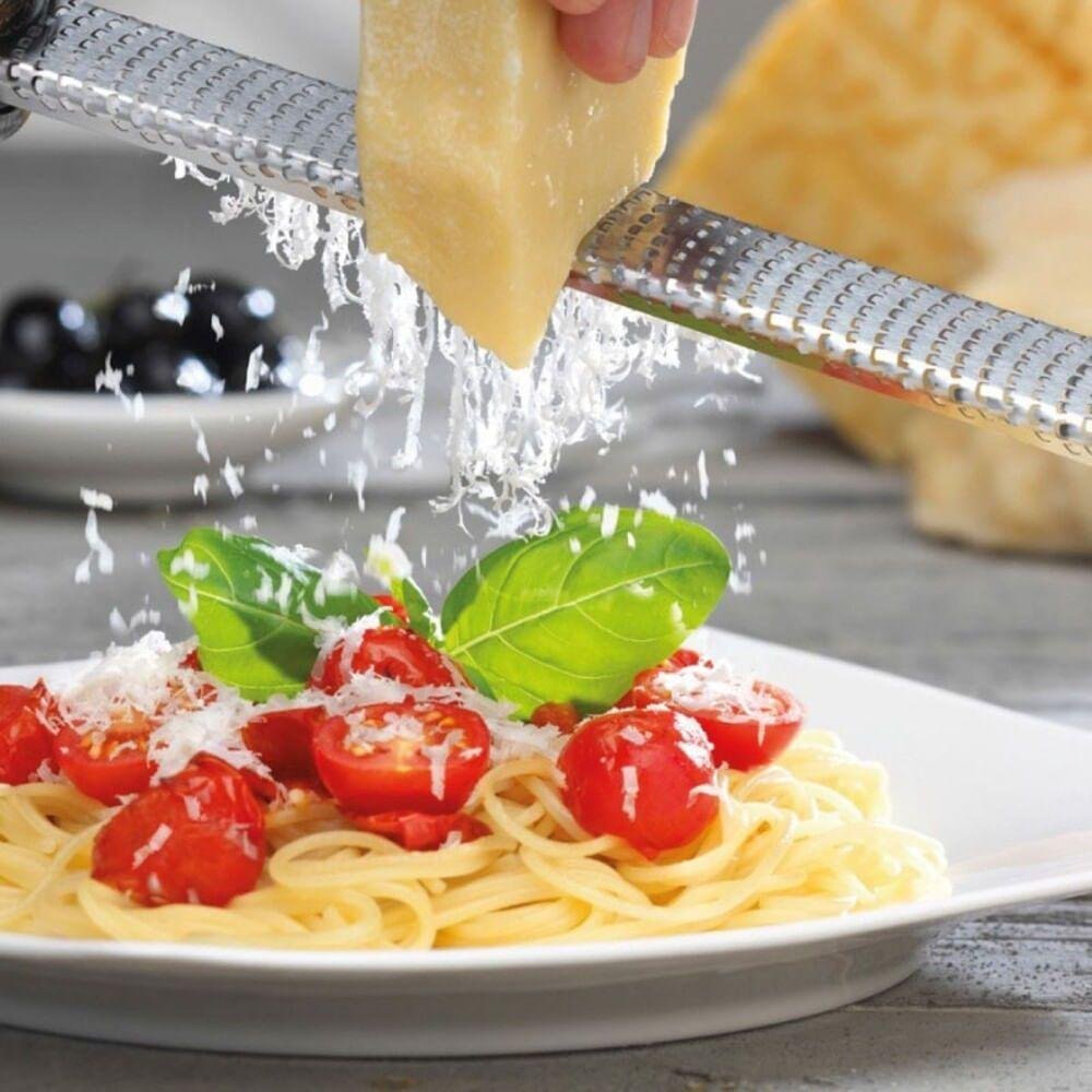 Ralador em Aço Inox Classic Zester Microplane Cinza - 8