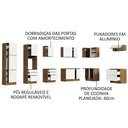 Ver imagem 5 de Armário de Cozinha Completa de Canto 546cm Rustic/Branco Veludo Lux Madesa 05