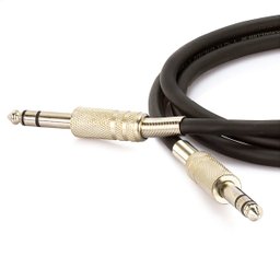 Cabo P10 para P10 Estereo Preto - 3 Metros - 2