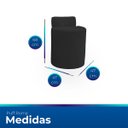 Ver imagem 7 de Kit Puff Banqueta Alto Confortável Reforçado Minimalista Roma Suede