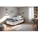 Ver imagem 1 de Cama Box Baú Solteiro Serenelife - Suede Bege Claro