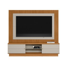Estante Home Maringá para TV 70'' Nature/Off White - Linea - 2 Estante Home Maringá para TV 70'' Nature/Off White - Linea - 2