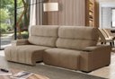 Ver imagem 1 de Sofá Retrátil e Reclinável Milão 3 Lugares Castor 3,10m Suede com Porta Copos Sofá Casa