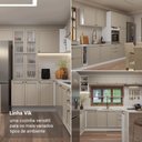 Ver imagem 6 de Balcão de Cozinha 60 cm 1 Porta (sem Tampo) Branco/Crema Vik Madesa