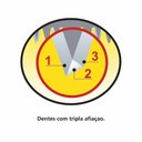 Ver imagem 3 de Serrote Tramontina 22 com 7 Dentes e Cabo Injetado