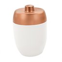 Ver imagem 1 de Porta Algodão Cotonete Hastes Acquaset Branco Cobre 300 Ml