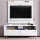 Ver imagem 6 de Painel para Tv 50 Pol Senna e Rack Bancada 136cm Versa M24 Branco - Mpozenato