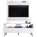 Ver imagem 5 de Painel para Tv 50 Pol Senna e Rack Bancada 136cm Versa M24 Branco - Mpozenato