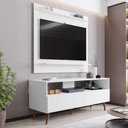 Ver imagem 2 de Painel para Tv 50 Pol Senna e Rack Bancada 136cm Versa M24 Branco - Mpozenato