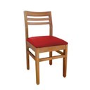 Ver imagem 3 de Kit 6 Cadeiras para Sala de Jantar em Madeira Maciça Diamante Vermelho