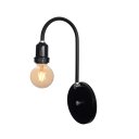 Ver imagem 1 de Arandela de Parede Colonial Retrô Simples Estilo J - Soquete E-27 – Abf Luminárias:preto