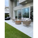 Ver imagem 2 de Conjunto Paris em Corda Náutica - 1 Sofá 3l + 2 Poltronas + 1 Mesa com Champanheira