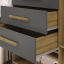 Ver imagem 6 de Guarda Roupa Casal 151 Cm 6 Portas 3g 10020 Nature Alasca Vlr
