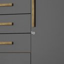 Ver imagem 4 de Guarda Roupa Casal 151 Cm 6 Portas 3g 10020 Nature Alasca Vlr