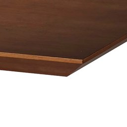 Mesa de Jantar Retangular Base Ripada Orgânica Dália Madeira Maciça:nogueira/220x110cm - 3