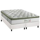 Ver imagem 1 de Cama Box King: Colchão Molas Herval Enadas Monte Carlo Hr Visco + Base Branco(193x203)