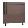 Cabeceira Estofada Royal 160cm Suede Fita Preta Vs Decor Café - 2