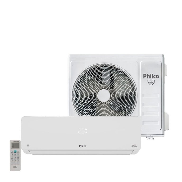 Ar Condicionado Split Hi Wall Inverter Philco Eco 30000 BTU/h Quente e Frio Bifásico PAC30000IQFM15 Ar Condicionado Split Hi Wall Inverter Philco Eco 30000 BTU/h Quente e Frio Bifásico PAC30000IQFM15