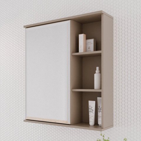 Espelheira para Banheiro 1 Porta Treviso