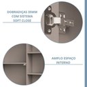 Ver imagem 6 de Espelheira para Banheiro 1 Porta Treviso Bege/Cappuccino