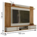 Ver imagem 6 de Painel Suspenso 180 Cm 2 Portas Den 8700 Off White Nature Plla