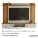 Ver imagem 5 de Painel Suspenso 180 Cm 2 Portas Den 8700 Off White Nature Plla