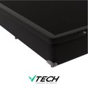 Ver imagem 3 de Cama Box Baú Solteiro Bravus Estrutura Madeira Preto Vtech