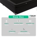 Ver imagem 2 de Cama Box Baú Solteiro Bravus Estrutura Madeira Preto Vtech