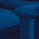 Ver imagem 6 de Sofá Retrátil Reclinável 2 Lugares com Molas 1,50m Quantum Suede Velut Azul - King House