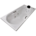 Ver imagem 1 de Banheira Retangular Búzios COMPLETA com hidro em acrílico 220V