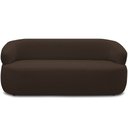 Ver imagem 3 de Sofá 3 Lugares Orgânico Sala de Estar Living 170cm Carmen F04 Veludo Marrom - Lyam Decor