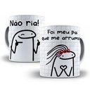 Ver imagem 1 de Caneca Flork de Porcelana Não Ria – Surpreenda Seu Pai com Estilo e Humor