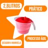 Seca Salada Centrifuga 2,8l Vermelha - Plasútil - 4