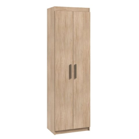 Armário Multiuso Estreito Slim 2 Portas com Prateleiras para Lavanderia Cozinha e Área de Serviço Or