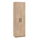 Ver imagem 1 de Armário Multiuso Estreito Slim 2 Portas com Prateleiras para Lavanderia Cozinha e Área de Serviço Or