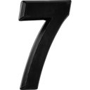 Ver imagem 1 de Número 7 Residencial Preto 14cm De Altura