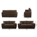 Ver imagem 2 de Sofá 2 e 3 Lugares Sara 1,50x2,00m Suede Marrom Adonai Estofados