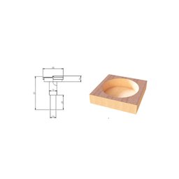 Escareador Conico 45° 8 Mm Para Broca 2,5 Mm Com Haste 10 Mm E Chave Allen - 2