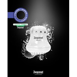 Ducha Max 4 Temperatura 5700w 220v Branco Zagonel - 3