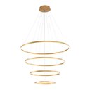 Ver imagem 1 de Lustre Pendente Nitrolux Lp-800 Dourado Led Bivolt