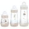 Kit com 3 Mamadeiras Easy Start Anticolica 130/260/320ml Mam Neutra - 1